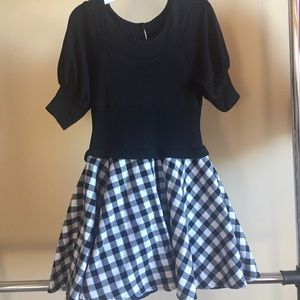 Girls Bonnie Jean Plaid Dress
